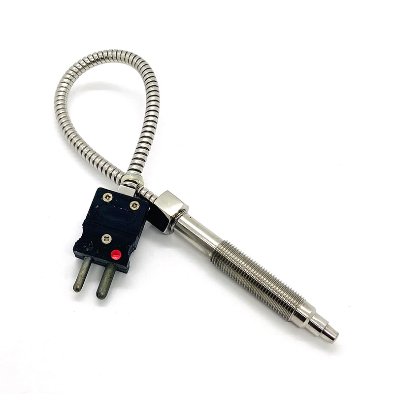 Thermocouple for rubber and plastic temperature measurement