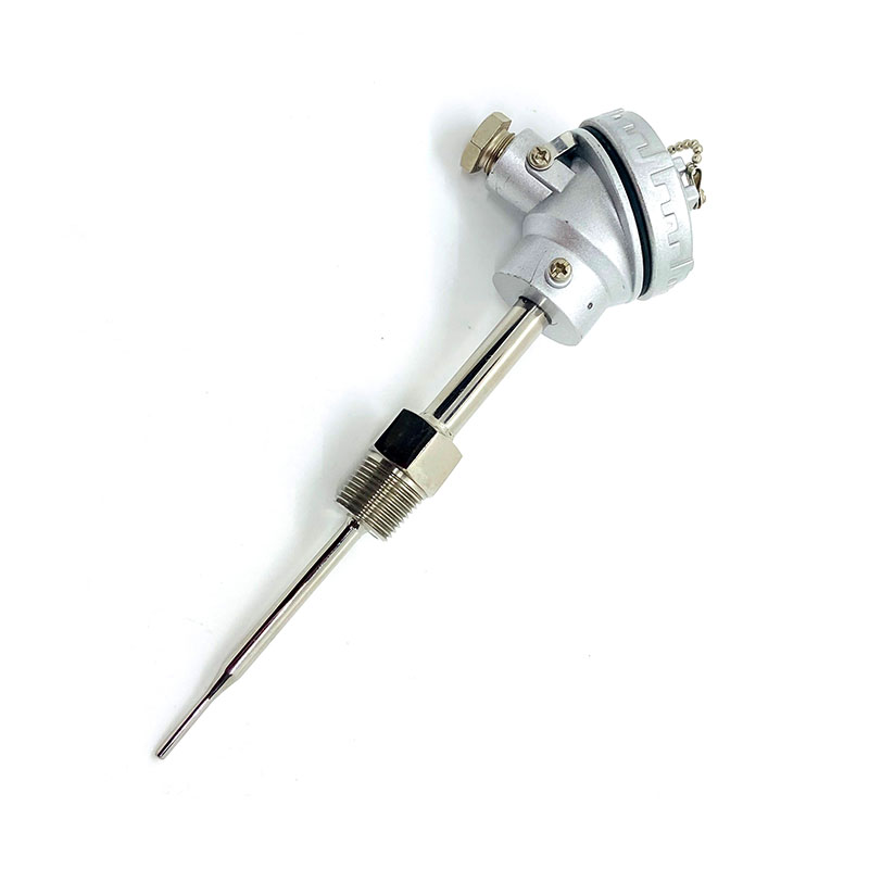 Stepped-diameter armored thermocouples