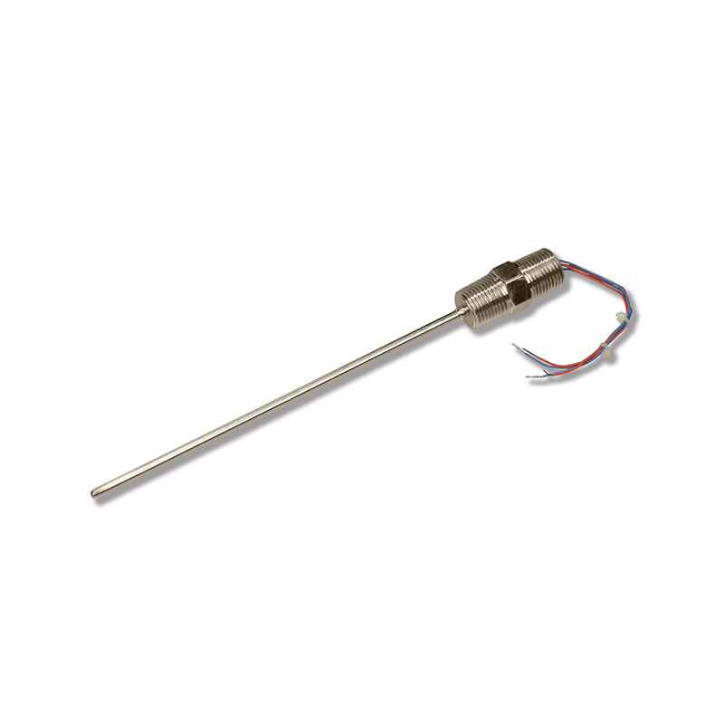 Armored thermocouple with small terminal assembly